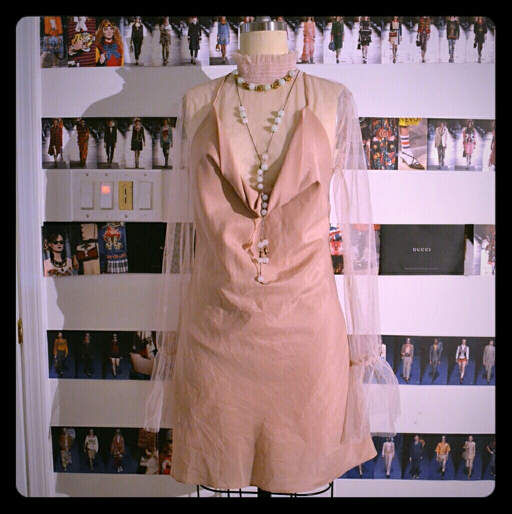 Nude night dress